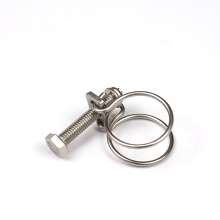 Wholesale Custom Spring Wire Form Stainless Steel Double Wire Hose Clamp